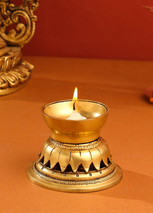 Brass Candle Holder Stand (3 Inch)