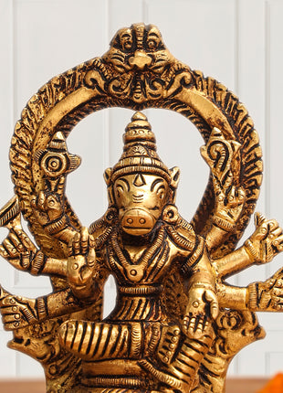 Brass Varahi Devi Idol (4.8 Inch)