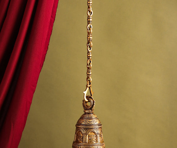 Om Hanging Bell, Brass Decor Dubai