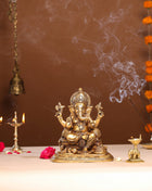 Brass Superfine Lord Ganesha Idol (9 Inch)