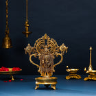 Brass Tirupati Balaji/Venkateshwar Diya/Lamp (11 Inch)