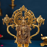 Brass Tirupati Balaji/Venkateshwar Diya/Lamp (11 Inch)