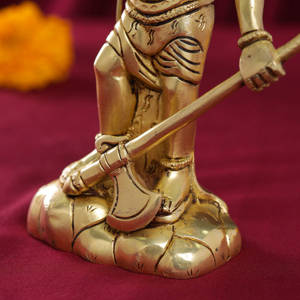 Brass Lord Parshuram Idol (7.5 Inch)