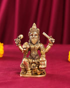 Brass Lord Vishwakarma Idol (4.5 Inch)