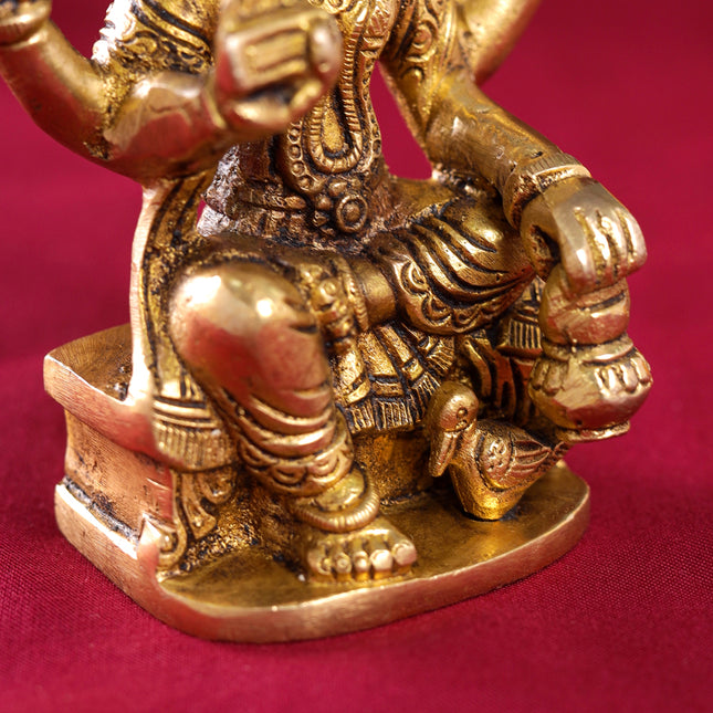 Brass Lord Vishwakarma Idol (4.5 Inch)