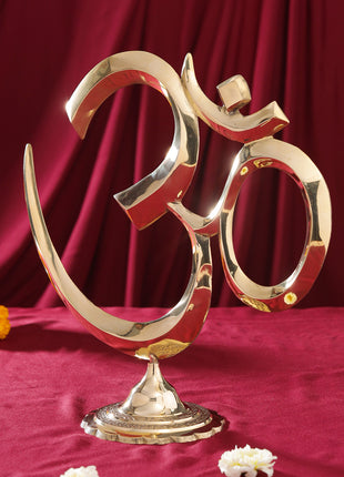 Brass Table Top Om Stand (14.5")