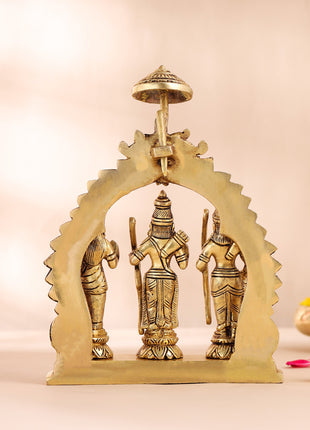 Brass Ram Darbar Statue (10.5 Inch)