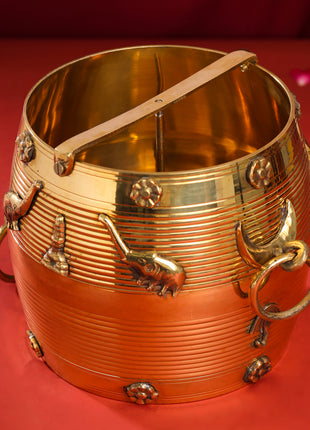 Brass Kerala Rice Vessel (8 Inch)