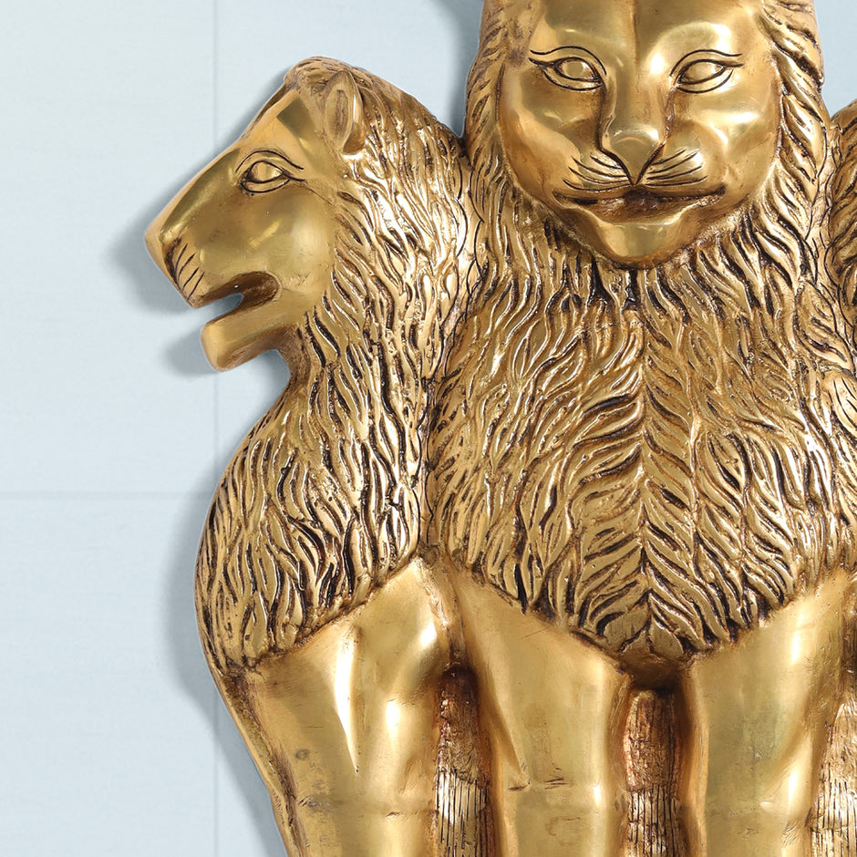 Brass Ashok Stambh Wall Hanging (19.5 Inch) Vedansh Craft