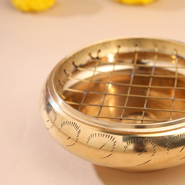 Brass Rose Bowl / Urli (2 Inch)