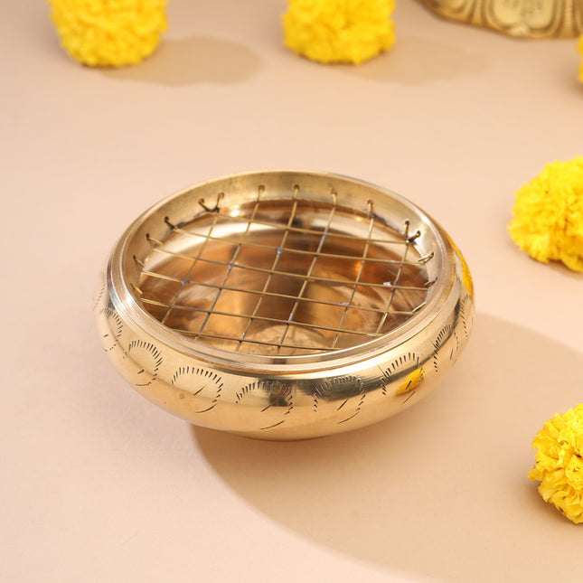 Brass Rose Bowl / Urli (2 Inch)