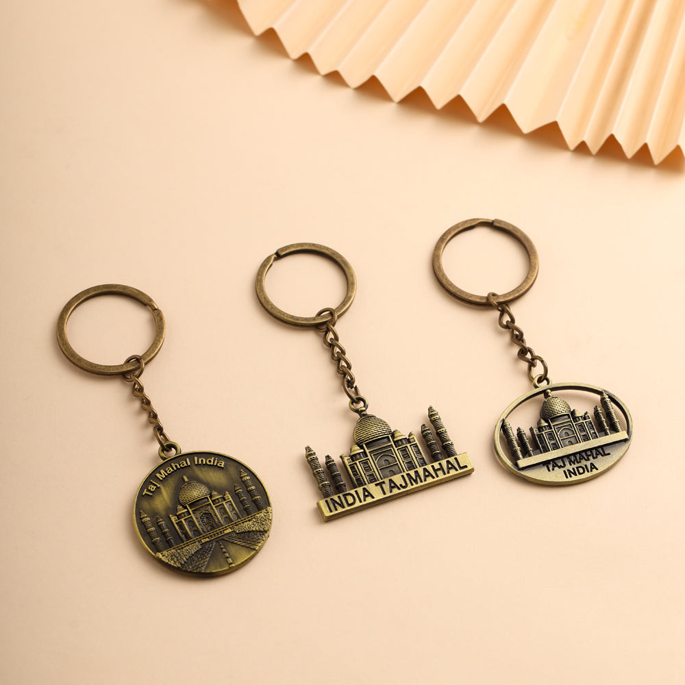 Taj Mahal Keychain Set Of Three Inch) - Main Image
