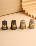 Sewing Thimble Finger Protector Set Of Four (1 Inch)