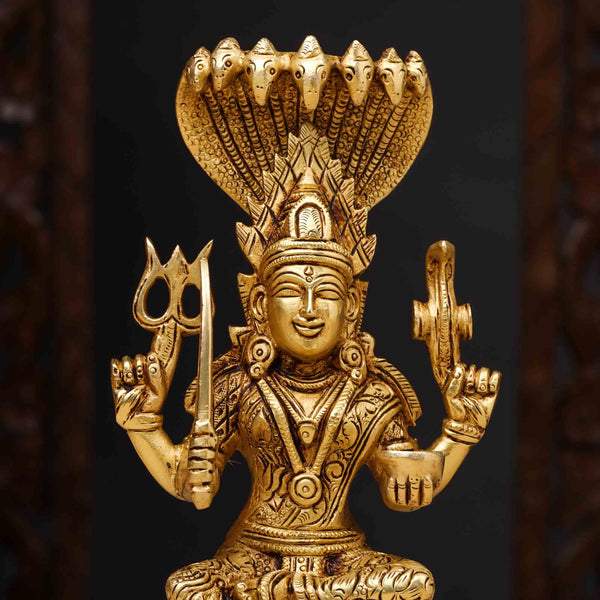 Brass Karumari Amman Idol (8.5 Inch)