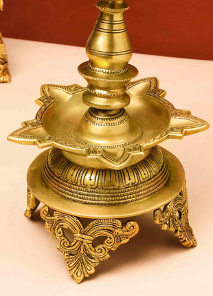 Brass Superfine Krishna Lamp (26 Inch)