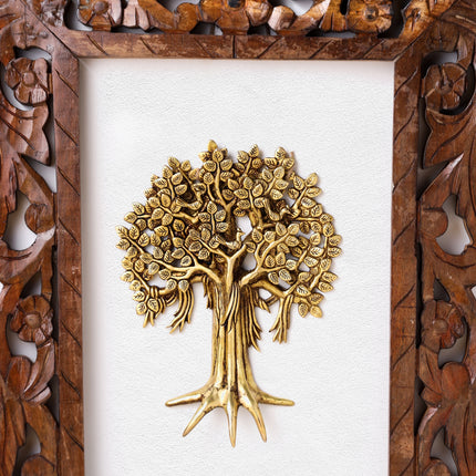 Brass Kalpvriksha Wall Hanging  (13.5 Inch)