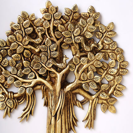 Brass Kalpvriksha Wall Hanging  (13.5 Inch)