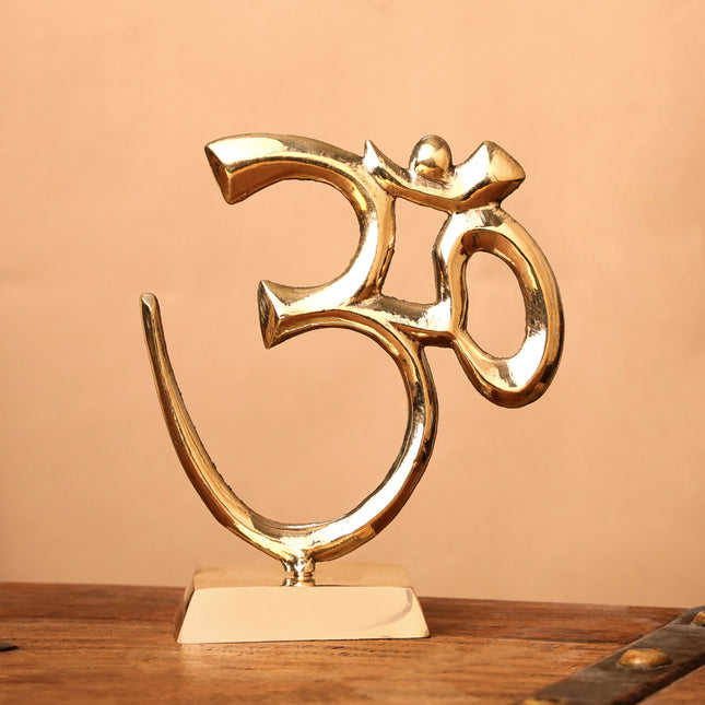 Brass Table Top Om Stand