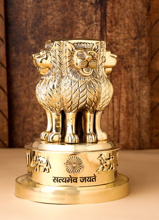 Brass Ashok Stambh (10 Inch)