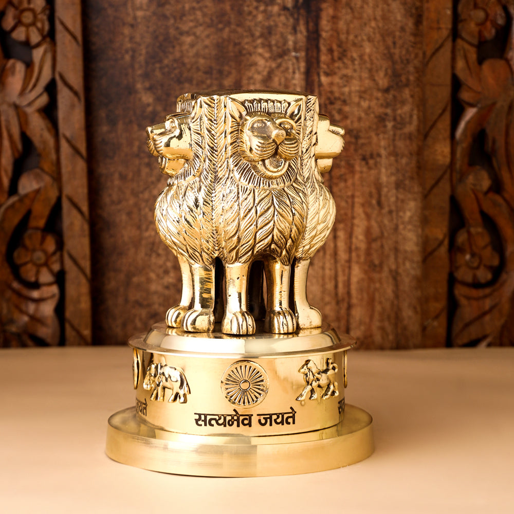 Brass Ashok Stambh (10 Inch) Vedansh Craft
