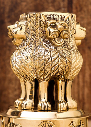 Brass Ashok Stambh (10 Inch)
