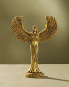 Brass Egyptian Goddess Isis Candle Holder (11.5 Inch)