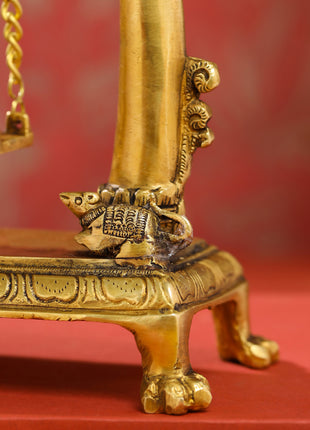 Brass Lord Ganesha Swing/Jhula (10 Inch)
