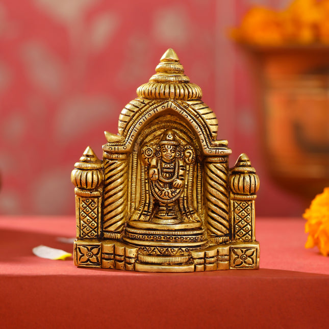 Brass Balaji Temple (4 Inch)