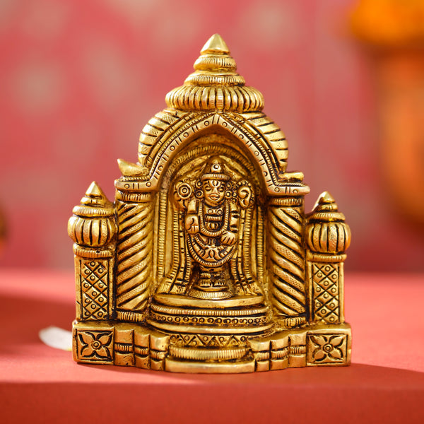 Brass Balaji Mandir (4 Inch)