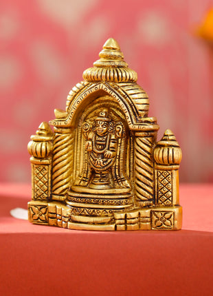 Brass Balaji Temple (4 Inch)