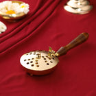 Brass Incense Butler With Wooden Handle (3