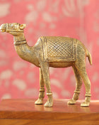 Brass Standing Camel Statue