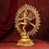 Brass Nataraja Dancing Shiva Statue (47 Inch)