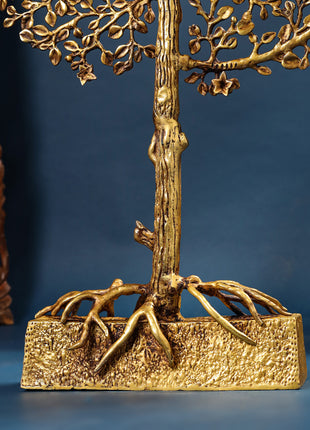 Brass Kalpvriksha Candle Holder (35 Inch)