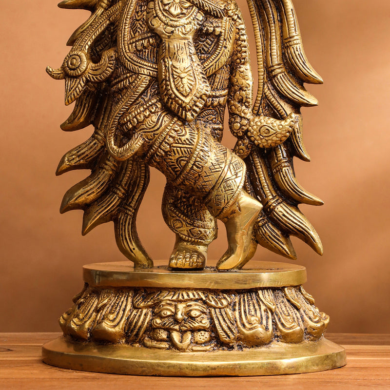 Brass Krishna Idol (13 Inch)