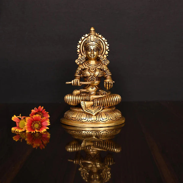 Brass Superfine Annapurna Devi Statue (8 Inch)