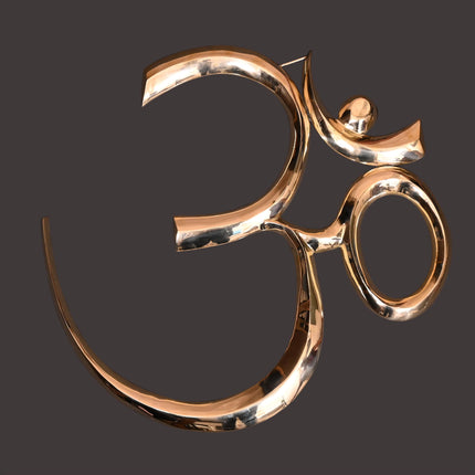 Brass Divine Om Wall Hanging