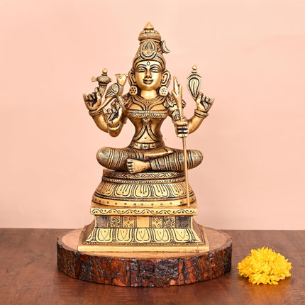 Brass Rajarajeshwari Devi Idol (12 Inch)