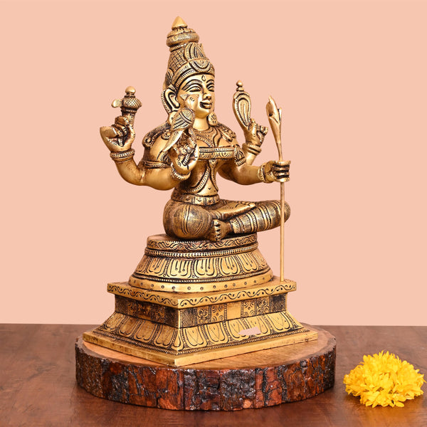 Brass Rajarajeshwari Devi Idol (12 Inch)