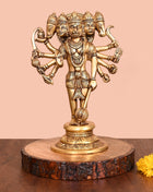 Brass Panchmukhi Hanuman Idol (11.8 Inch)