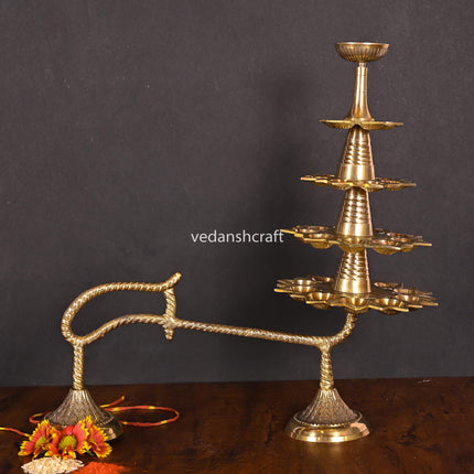Brass Traditional Ganga Aarti (14.8 Inch)