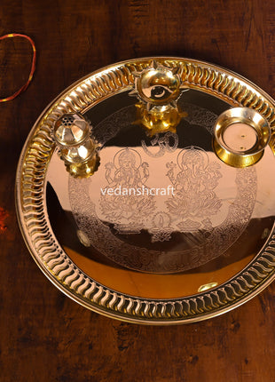 Brass Traditional Pooja Thali