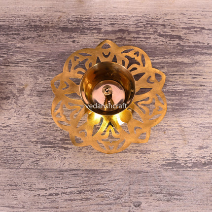 Brass Alluring Akhand Diya (2 Inch)