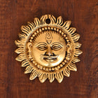 Brass Sun Face Wall Hanging (4.2 Inch)