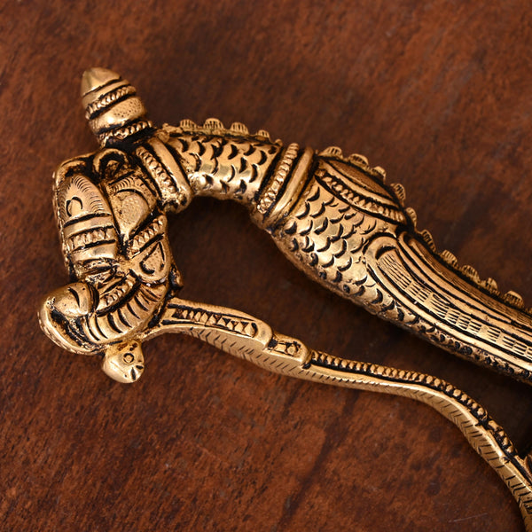 Brass Katar For Ceremonial And Decoration (9.5 Inch)