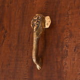 Brass Ganesha Face Door Handle (8.5 Inch)