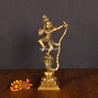 Brass Superfine Dancing Kalinga Krishna Statue (10.5