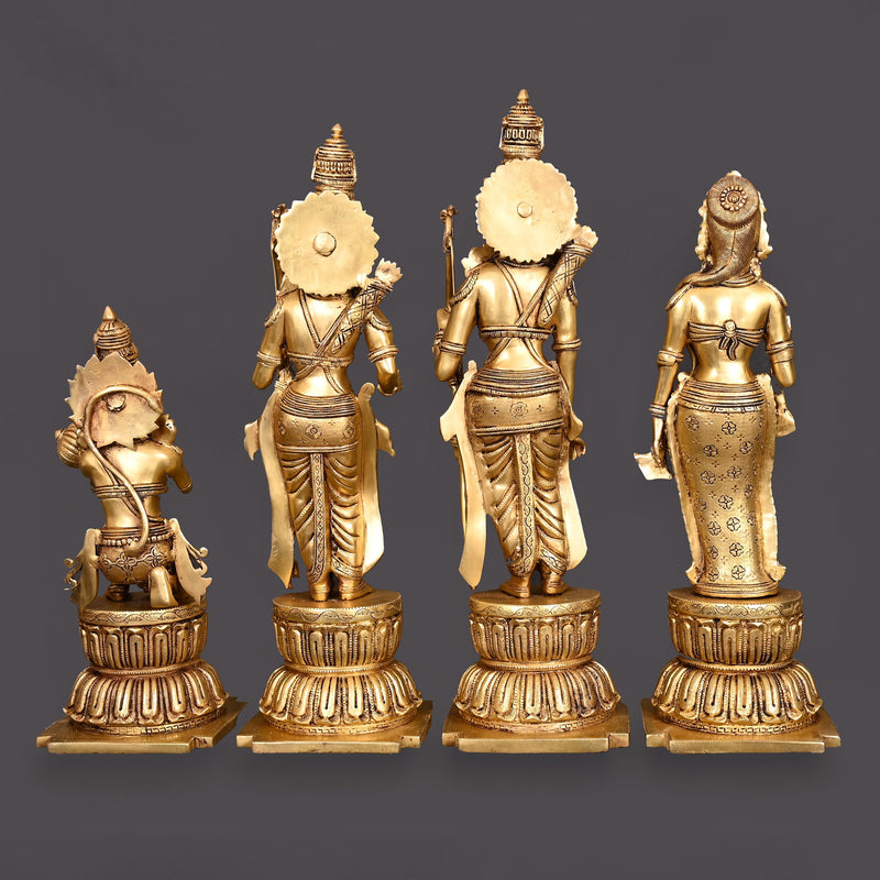 Brass Ram Darbar Statue Set (24.5 Inch) – Vedansh Craft