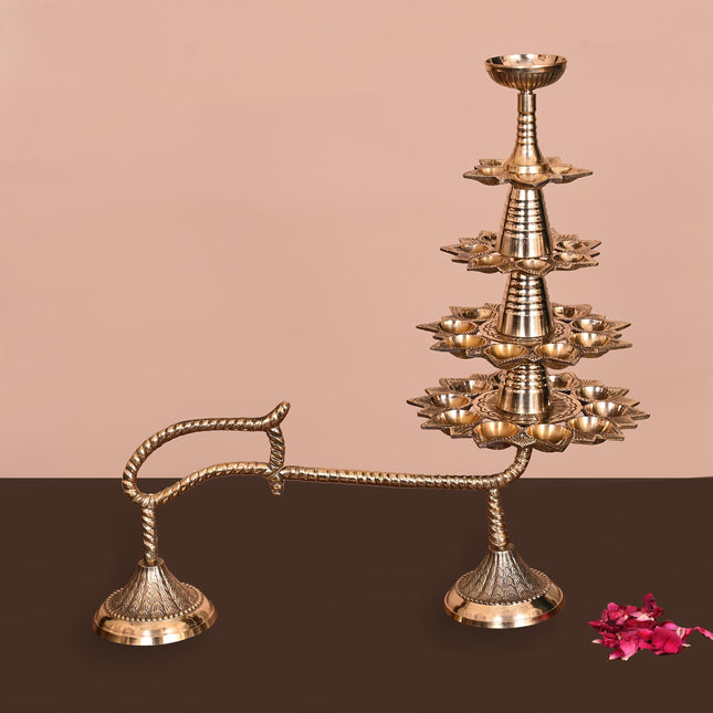 Brass Traditional Ganga Aarti (14.8 Inch)