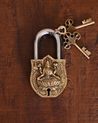 Brass Lakshmi Door Lock (4.5 Inch)
